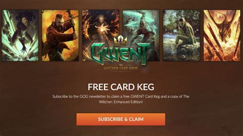 gwent welcome bonus|The Witcher: Enhanced Edition Is Free On GOG Right Now.